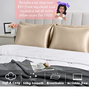 FREE Satin Pillowcases, shop over $50!